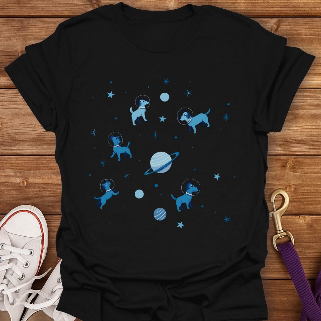 Astropup Galaxy T-Shirt Black / S
