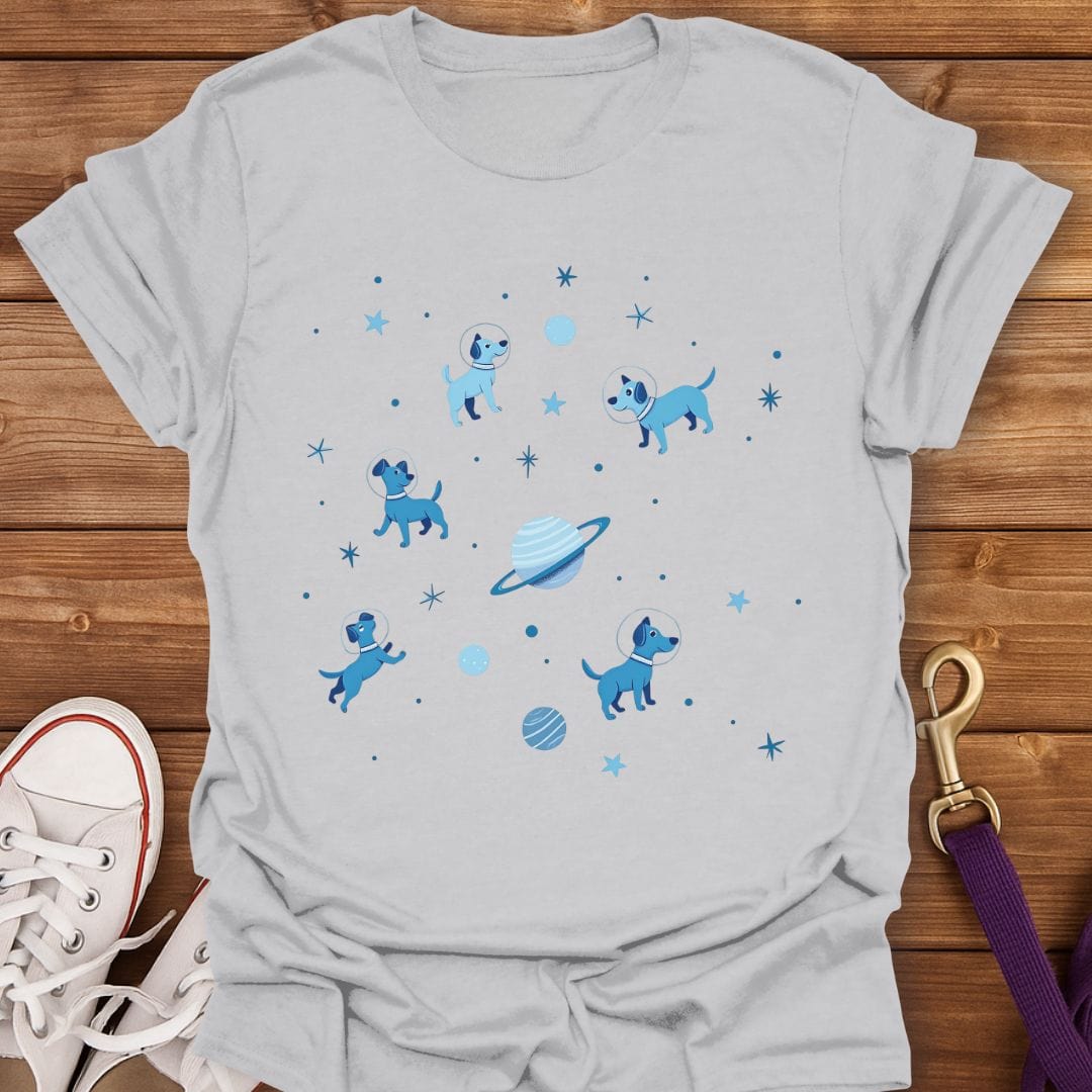 Astropup Galaxy T-Shirt Ice Grey / S