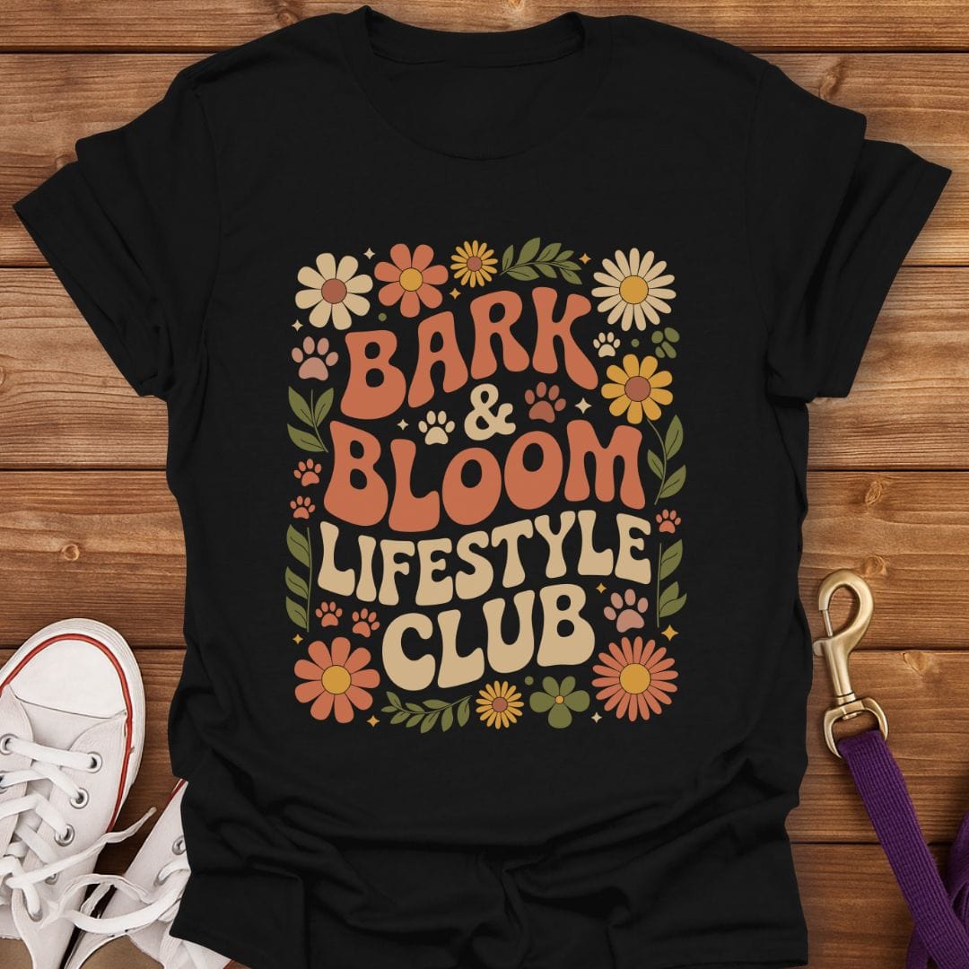 Bark & Bloom Club T-Shirt Black / S