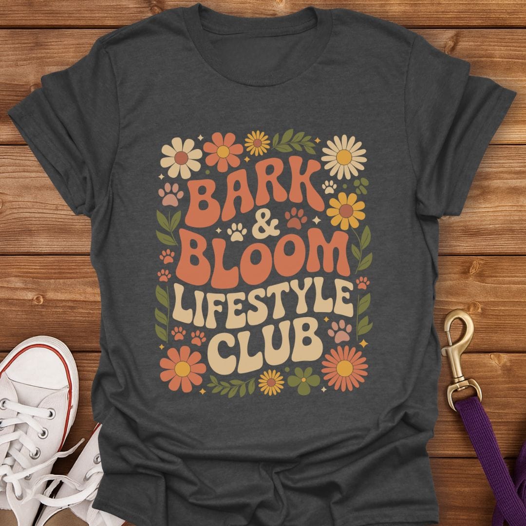 Bark & Bloom Club T-Shirt Dark Heather / S