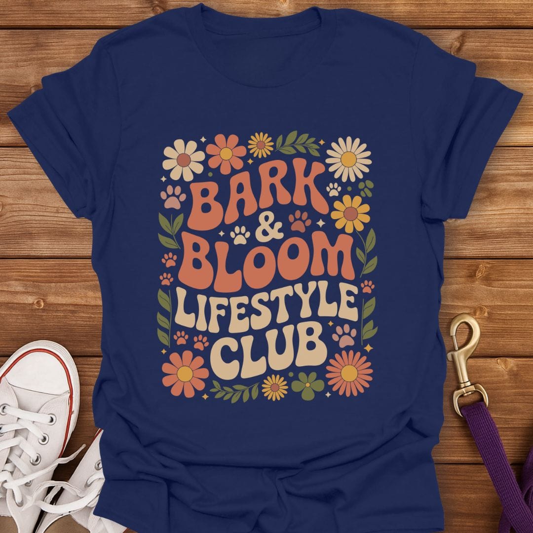 Bark & Bloom Club T-Shirt Navy / S
