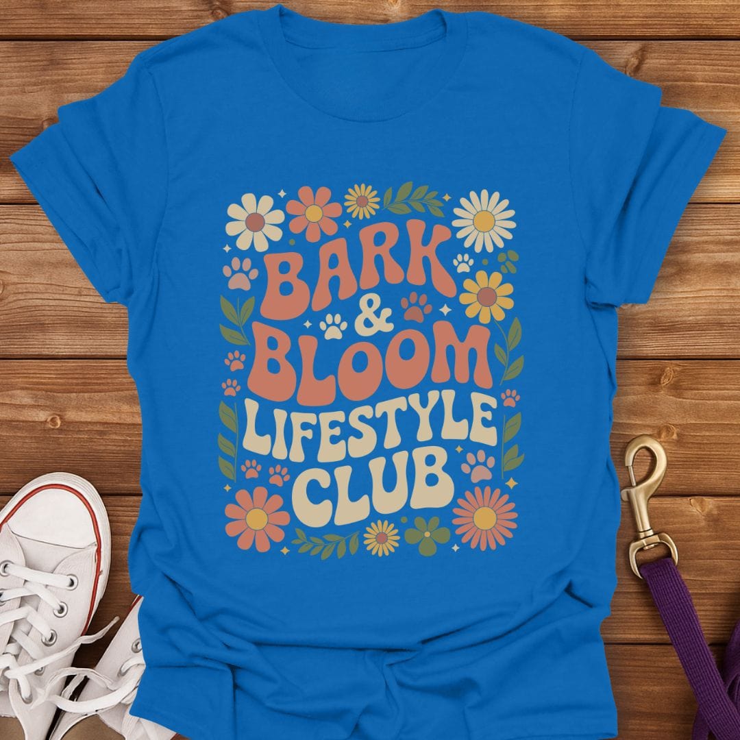 Bark & Bloom Club T-Shirt Royal / S