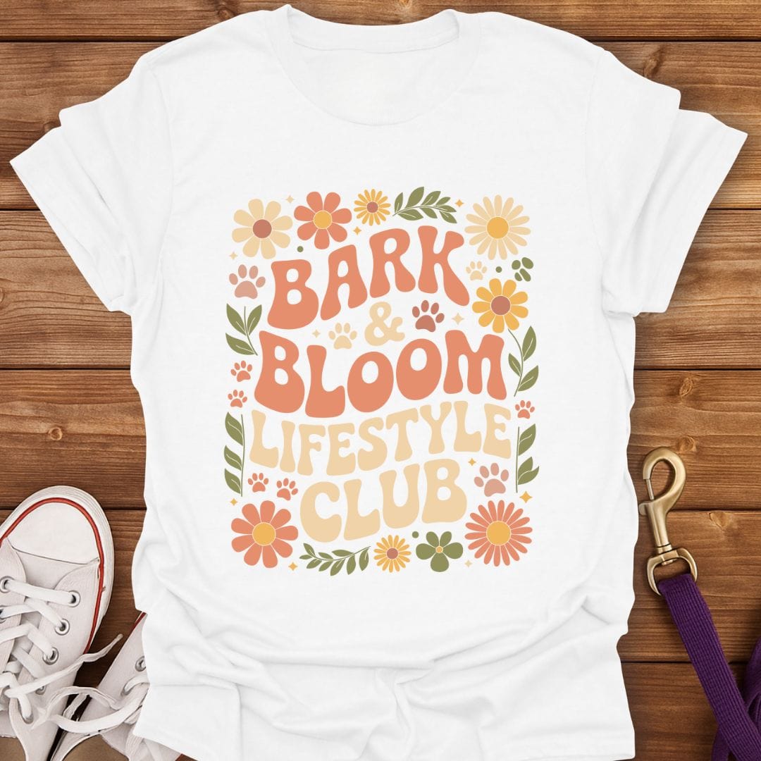 Bark & Bloom Club T-Shirt White / S