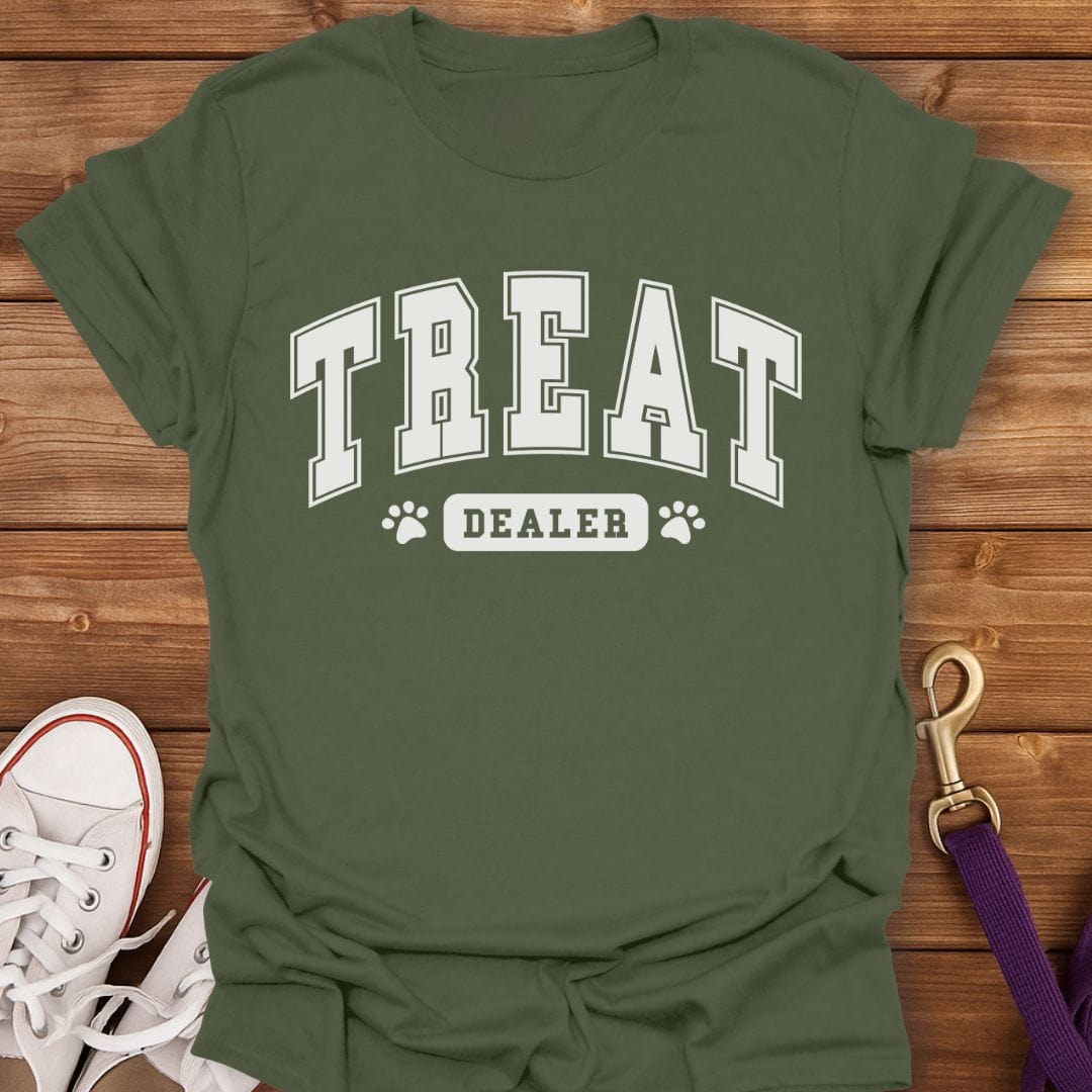 Bold Treat Dealer T-Shirt Military Green / S