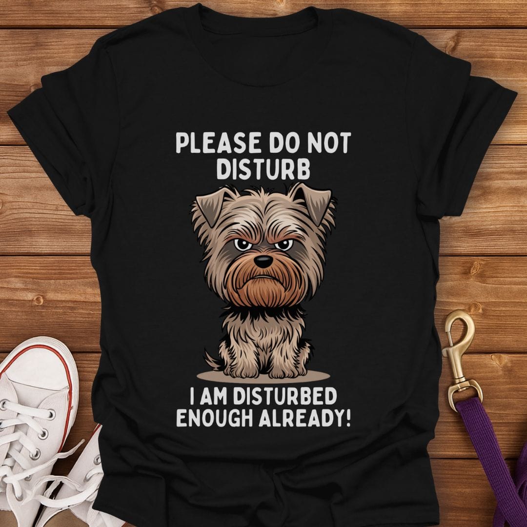 Disturbed Dog Do Not Disturb T-Shirt Black / S