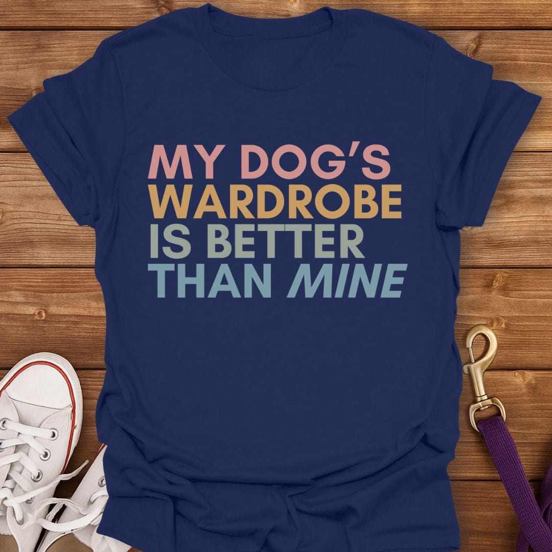 Dog Fashion Icon T-Shirt Navy / S