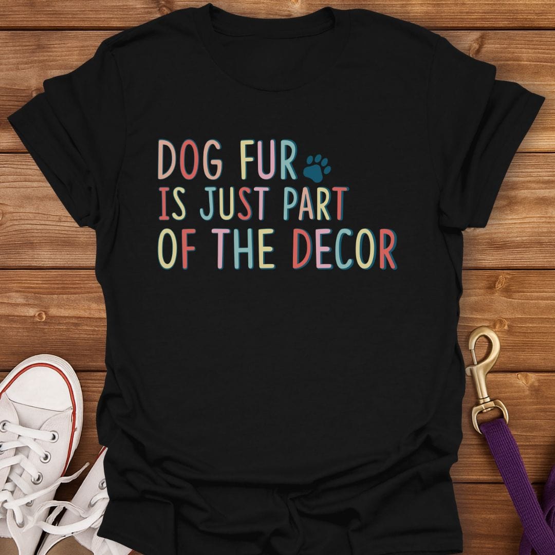 Dog Fur Home Decor T-Shirt Black / S