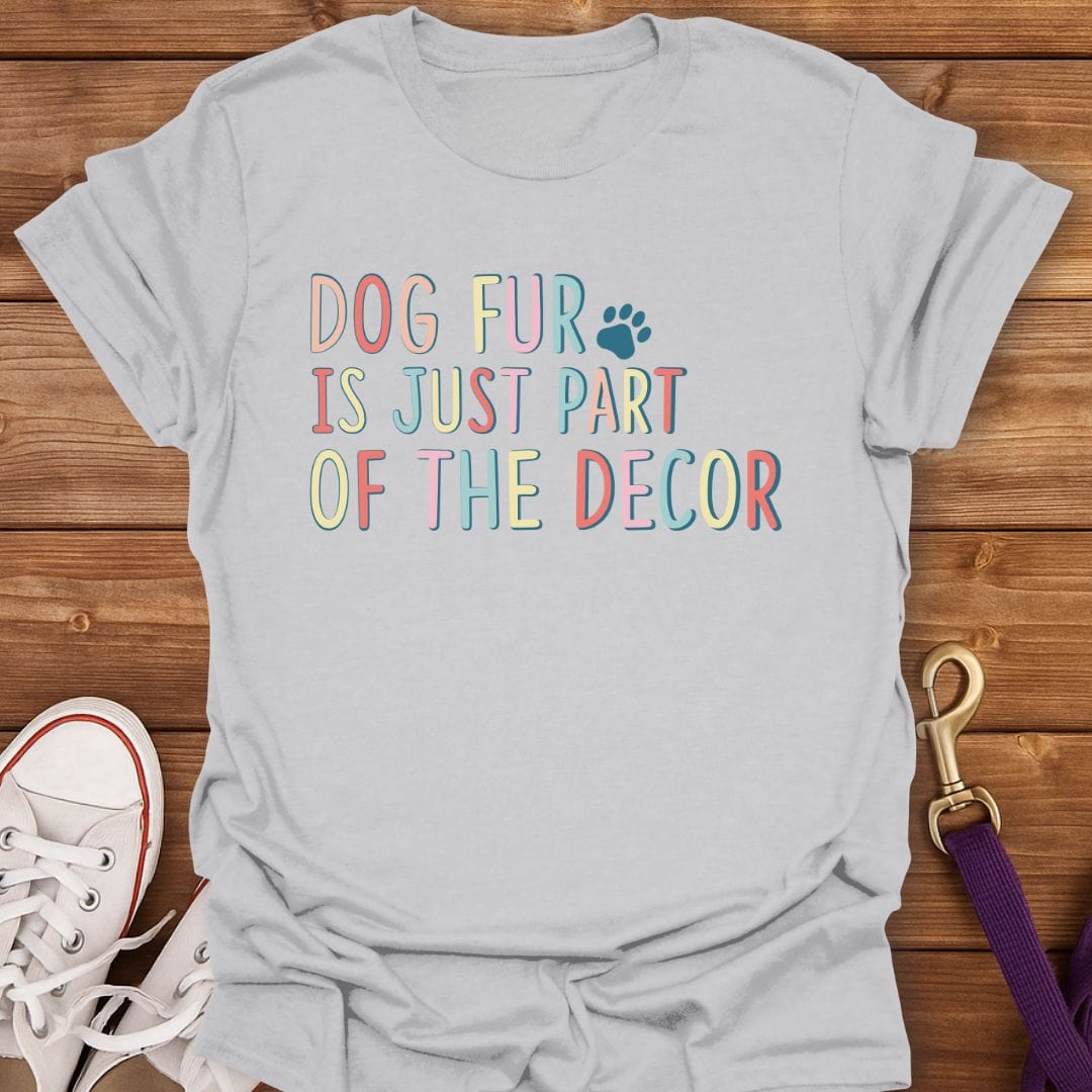 Dog Fur Home Decor T-Shirt Ice Grey / S