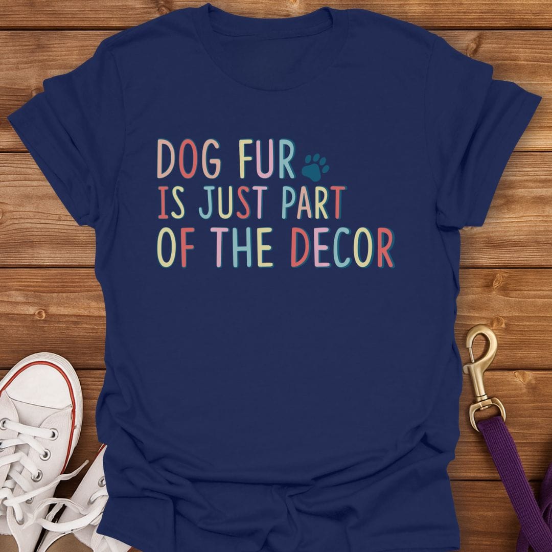 Dog Fur Home Decor T-Shirt Navy / S