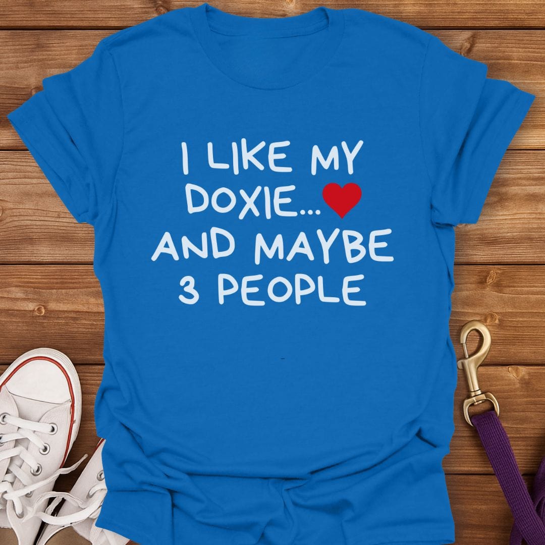 Doxie and Maybe 3 People T-Shirt Royal / S