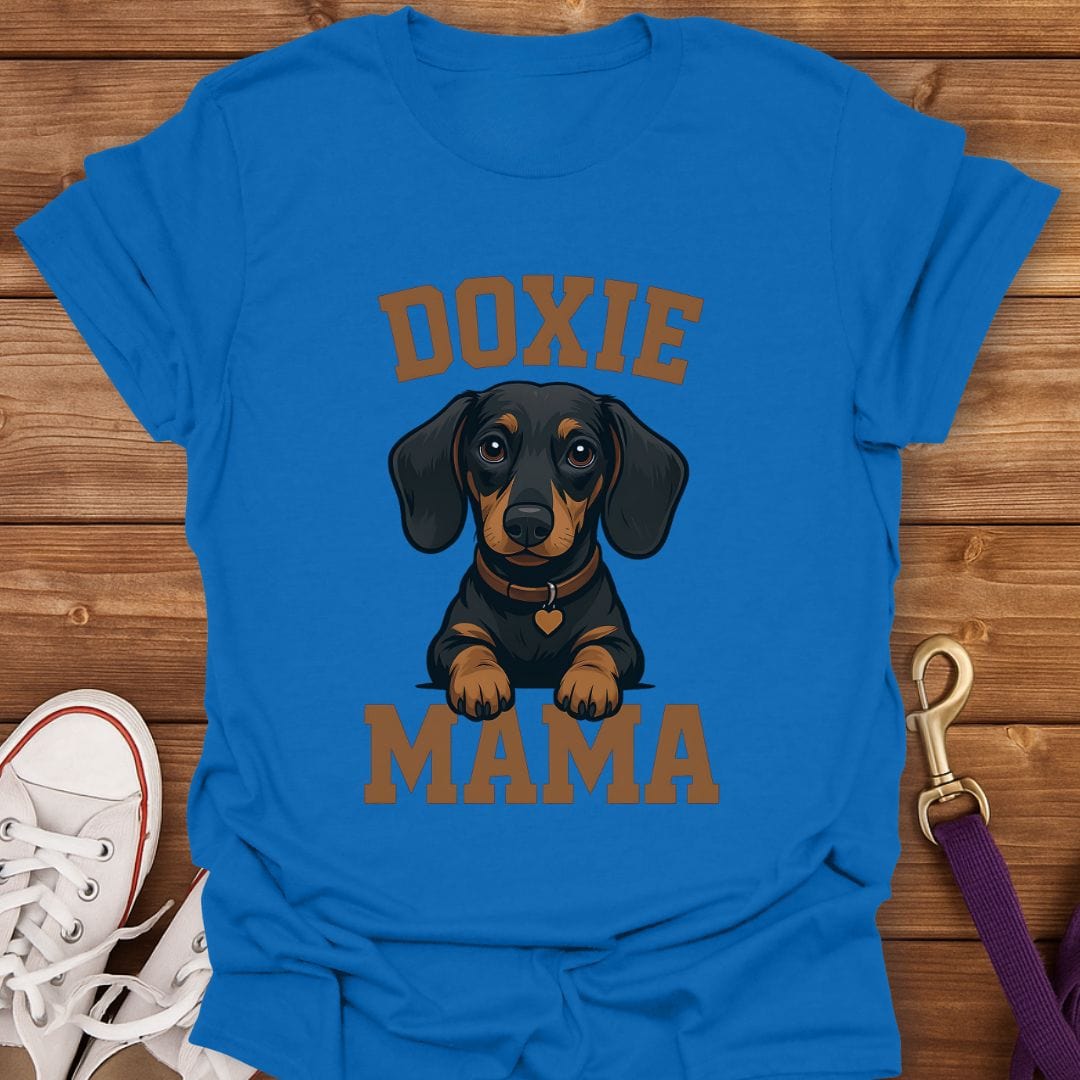 Doxie Mama Classic Pup T-Shirt Royal / S