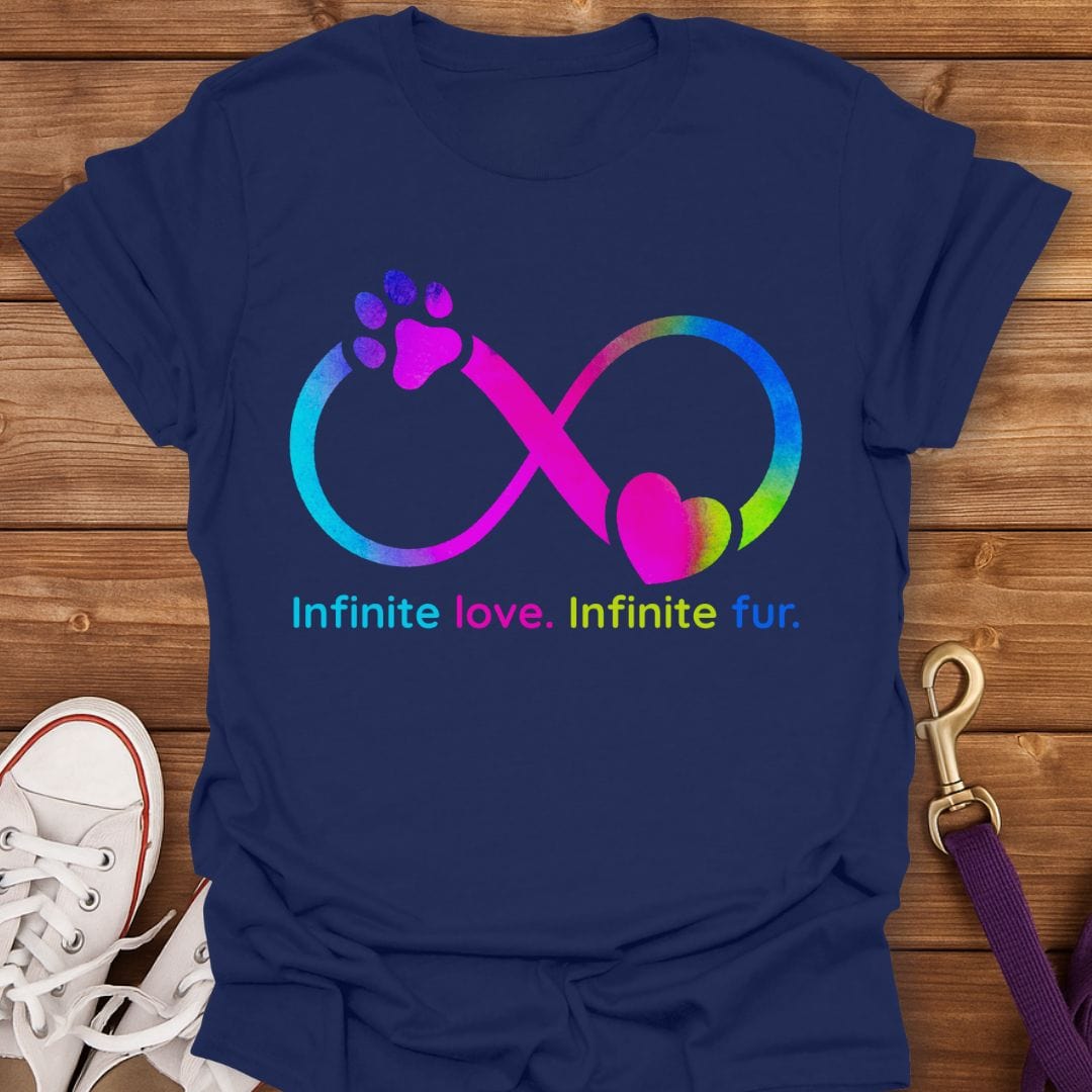 Endless Fur Endless Love T-Shirt Navy / S