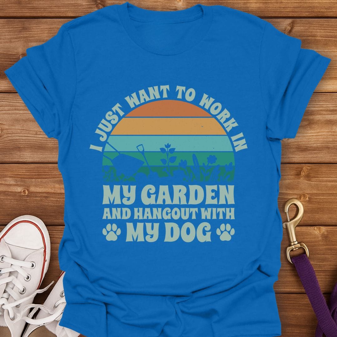 Garden and Dog Life T-Shirt Royal / S