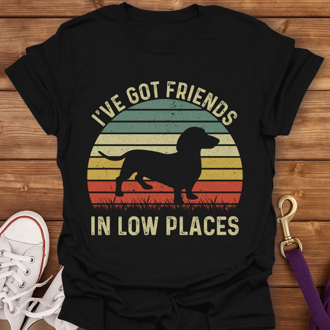Low Places, Long Buddies T-Shirt Black / S