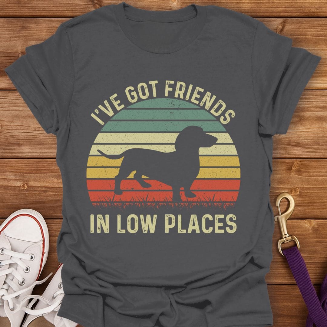 Low Places, Long Buddies T-Shirt Charcoal / S