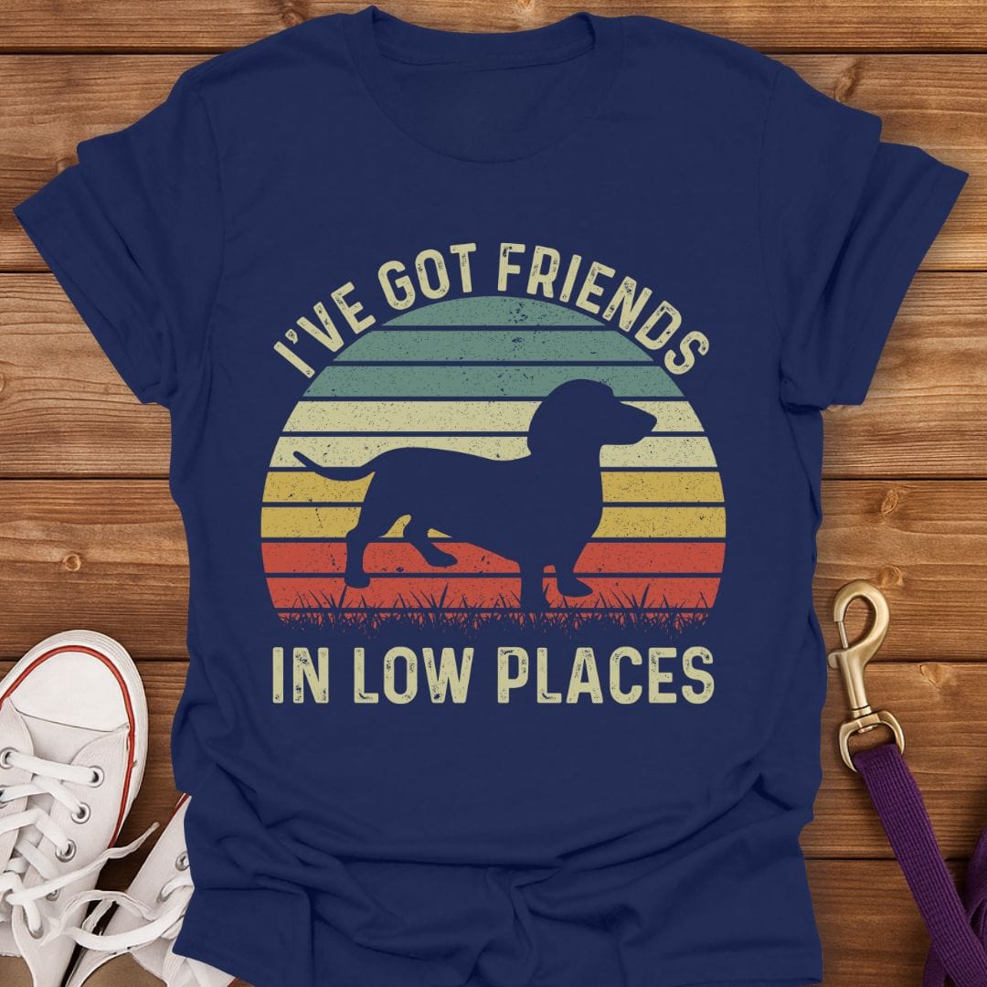 Low Places, Long Buddies T-Shirt Navy / S