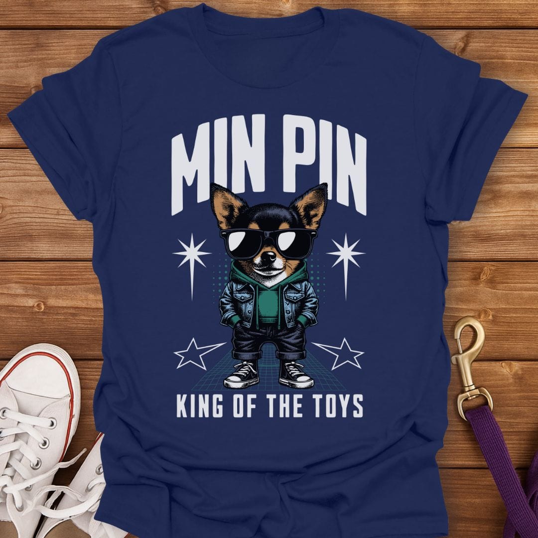 Min Pin King of the Toys T-Shirt Navy / S