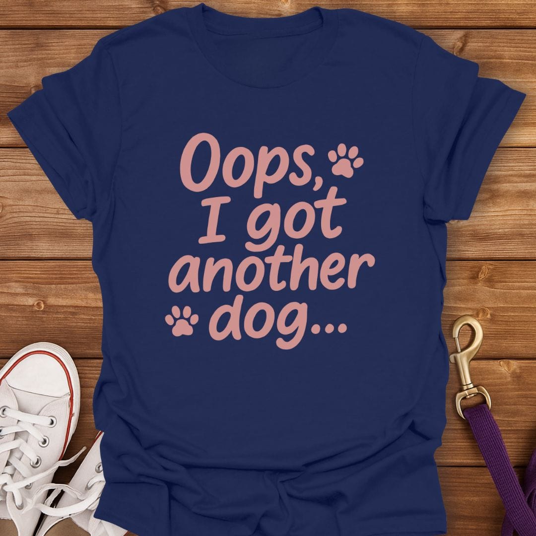Oops Got Another Dog T-Shirt Navy / S