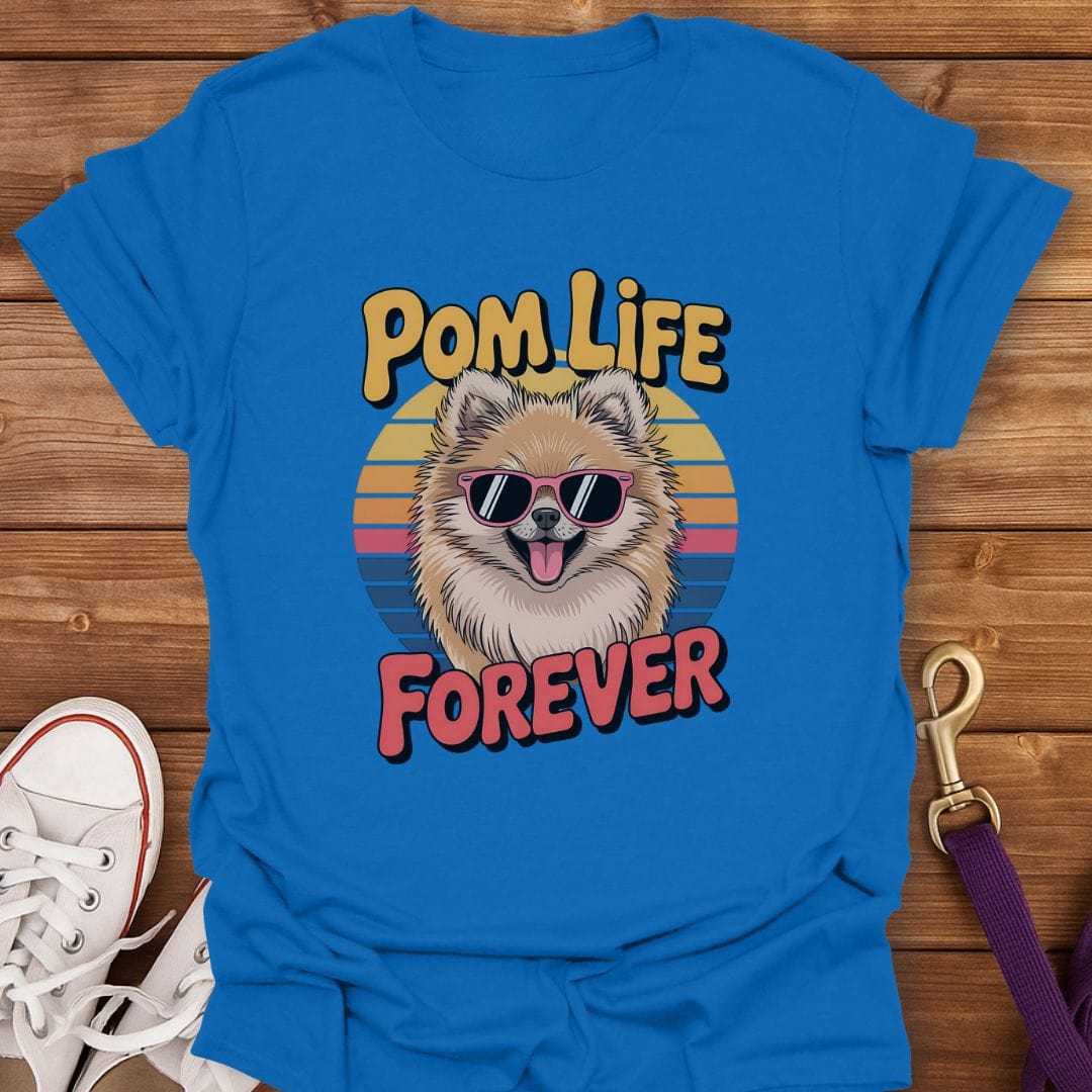 Pom Life Forever T-Shirt Royal / S