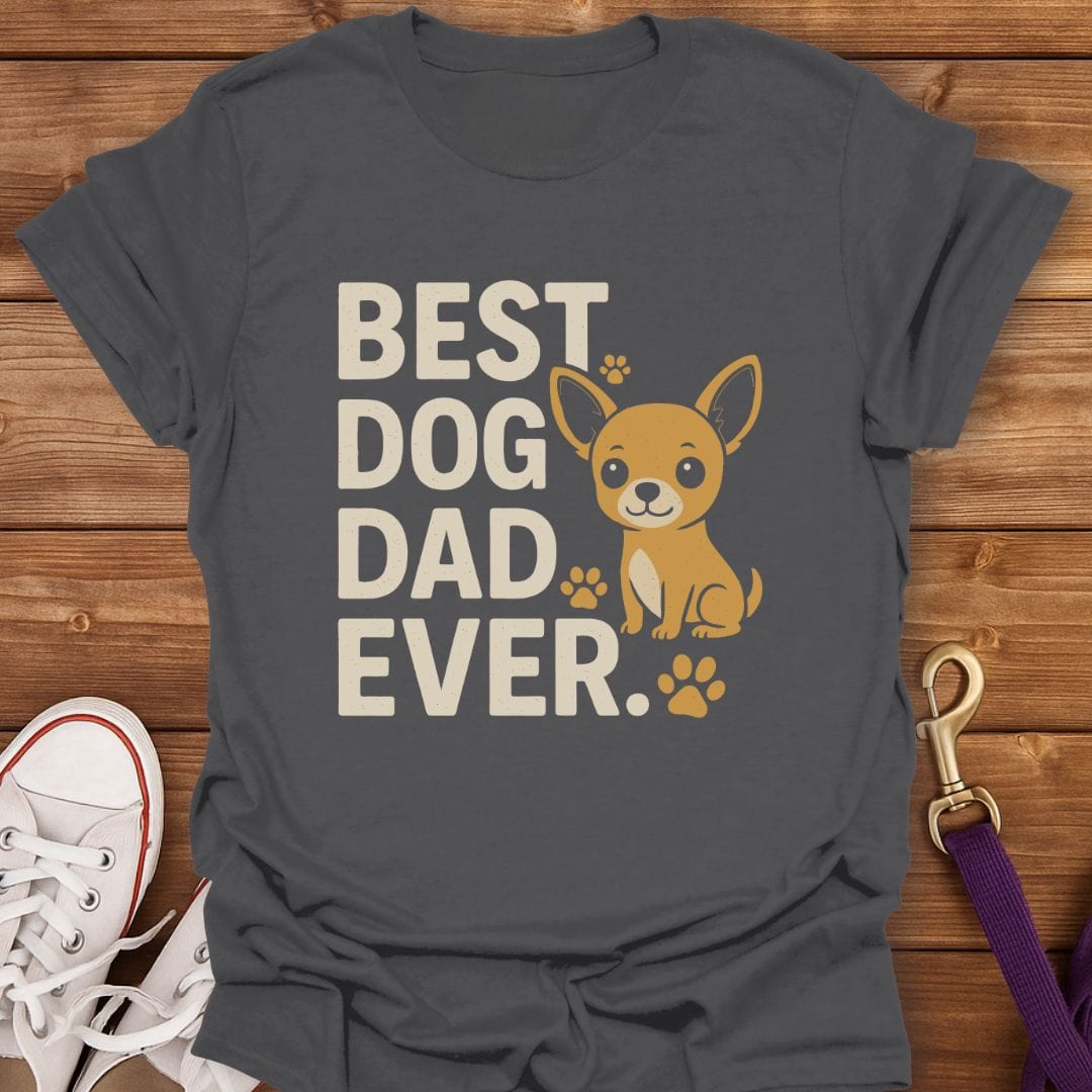 Proud Dog Dad T-Shirt Charcoal / S