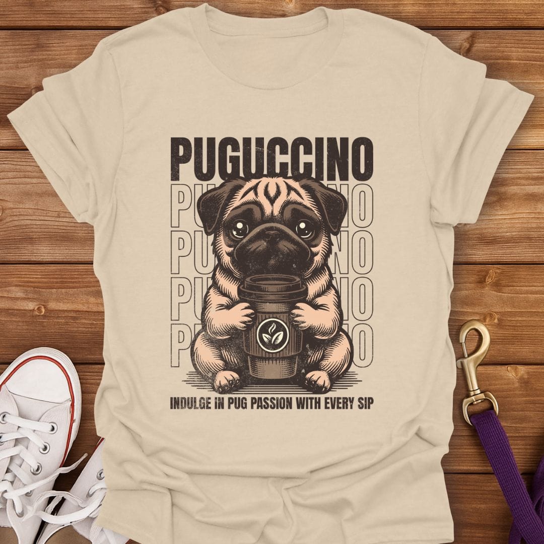 Puguccino Vibes T-Shirt Sand / S