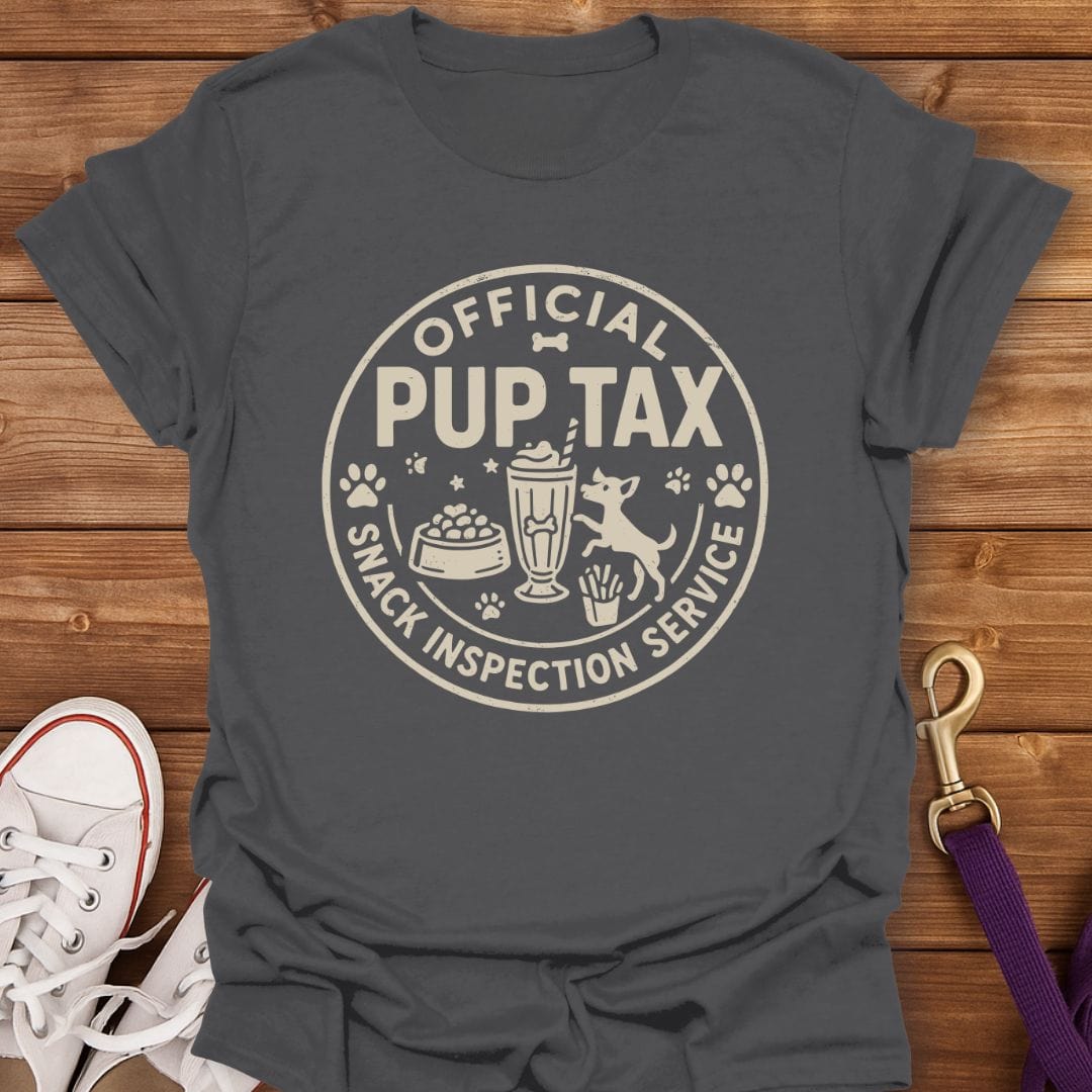 Pup Tax Inspector T-Shirt Charcoal / S