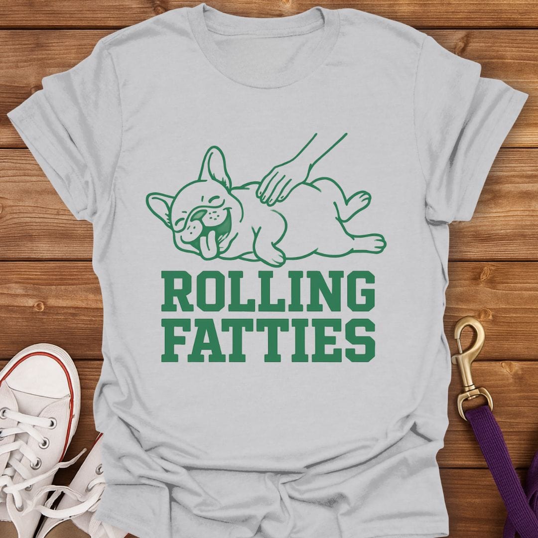 Rolling Fatties Belly Rub T-Shirt Ice Grey / S