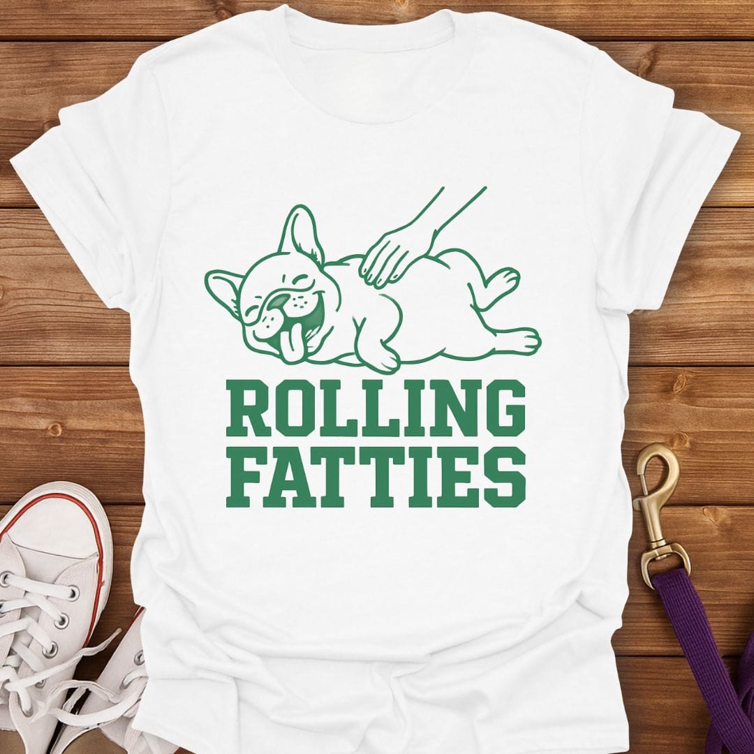 Rolling Fatties Belly Rub T-Shirt White / S