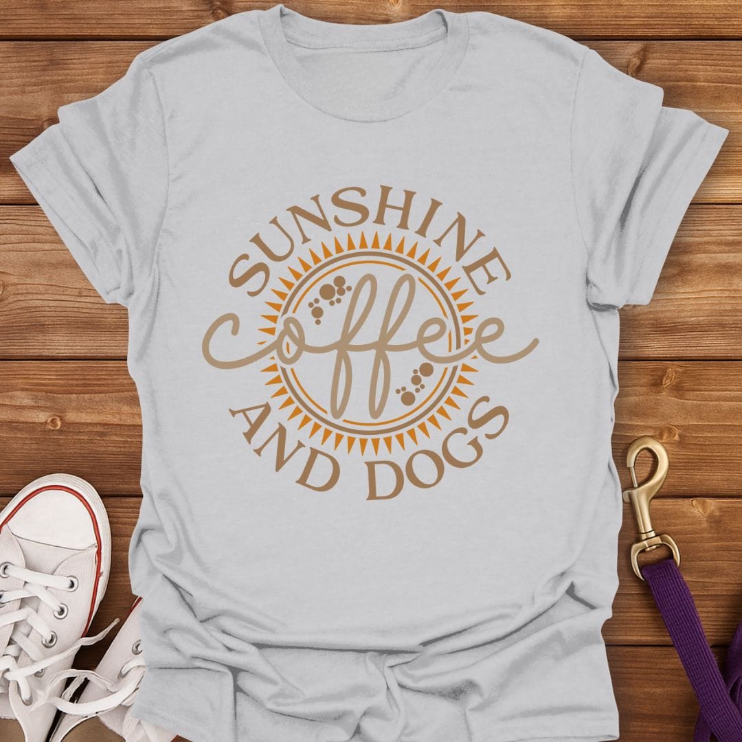 Sunshine Coffee Dogs T-Shirt Ice Grey / S