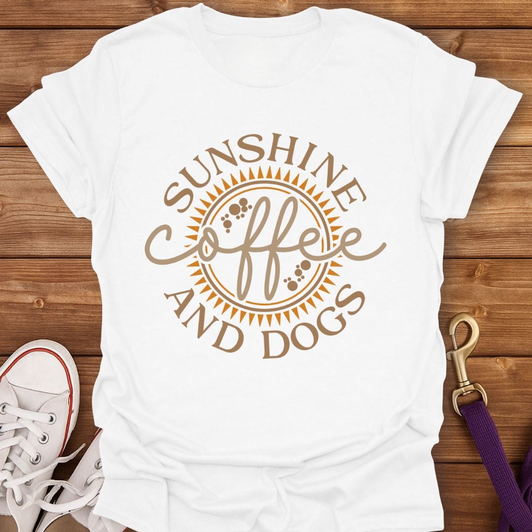 Sunshine Coffee Dogs T-Shirt White / S