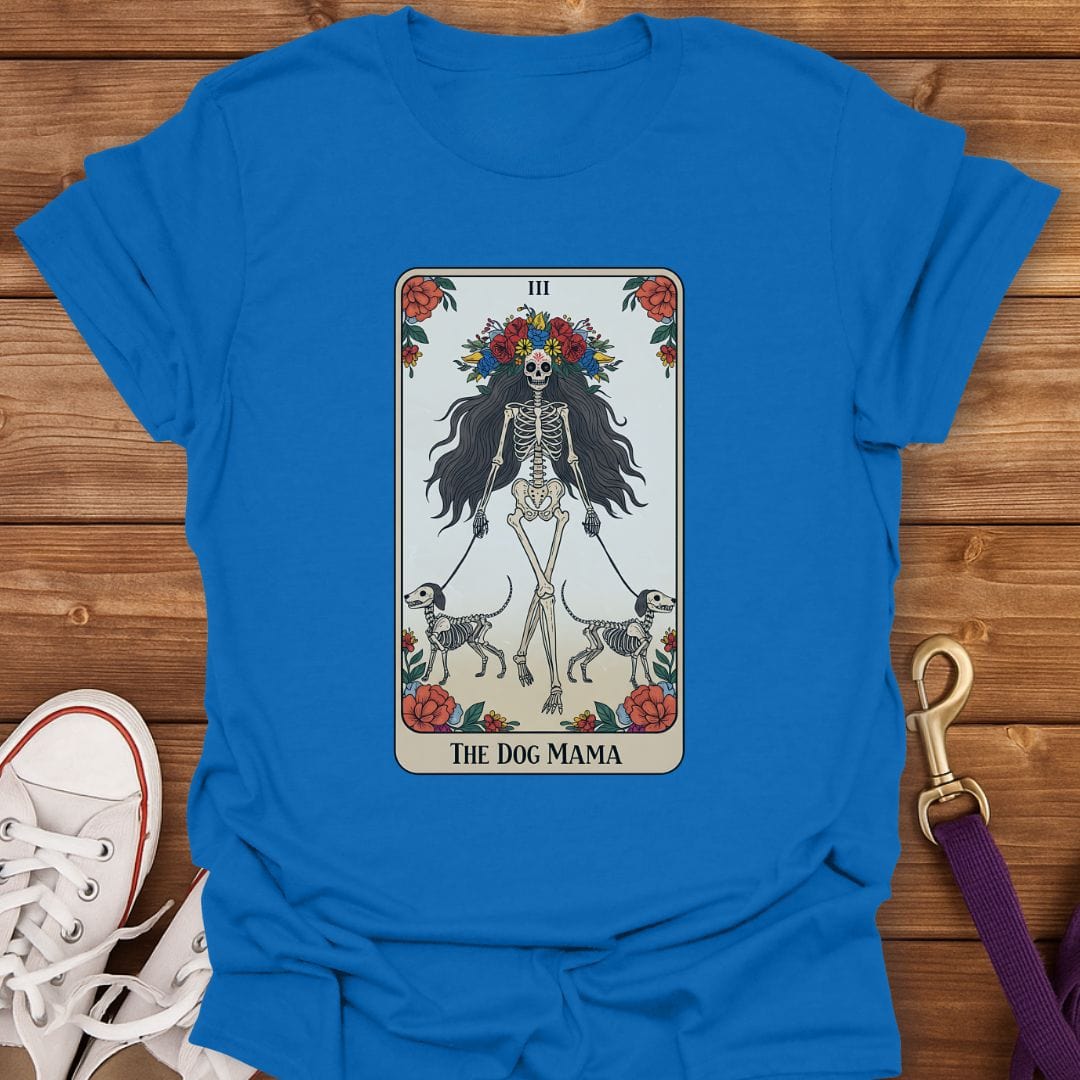 The Dog Mama Tarot T-Shirt Royal / S