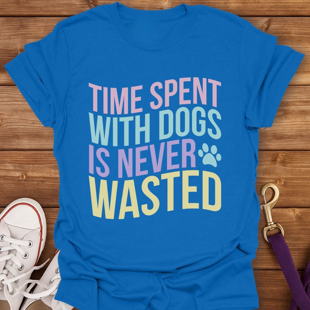 Time Spent With Dogs T-Shirt Royal / S