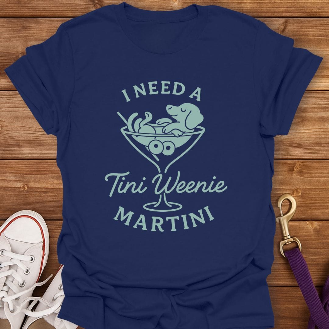 Tini Weenie Martini T-Shirt Navy / S