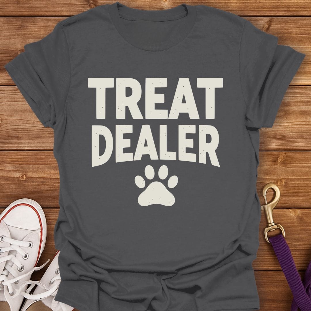Treat Dealer Pawprint T-Shirt Charcoal / S