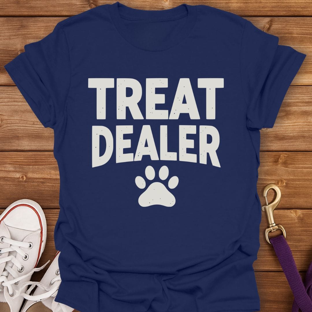 Treat Dealer Pawprint T-Shirt Navy / S