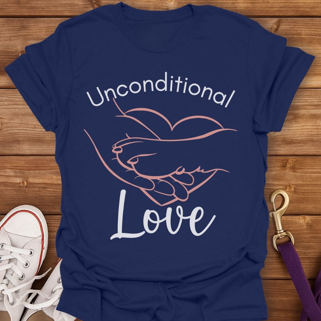 Unconditional Love T-Shirt Navy / S
