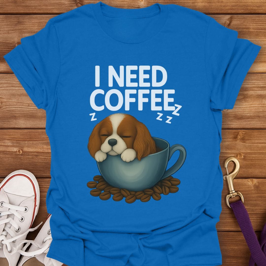 Cavalier Coffee Lover T-Shirt Royal / S
