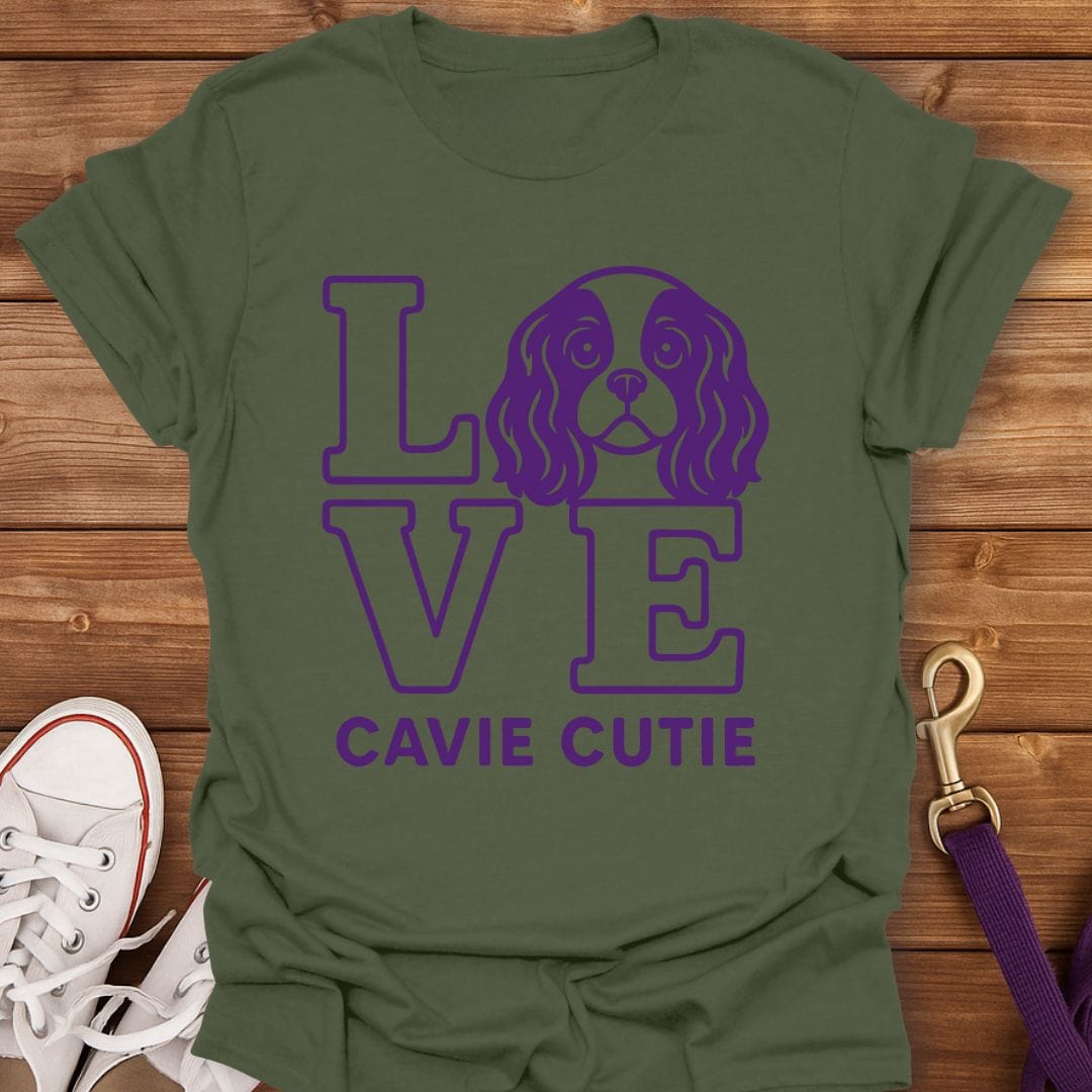 Cavie Cutie Love T-Shirt Military Green / S