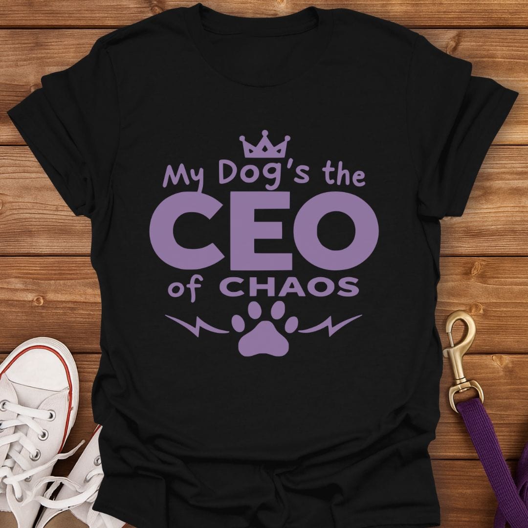 CEO of Chaos Dog T-Shirt Black / S