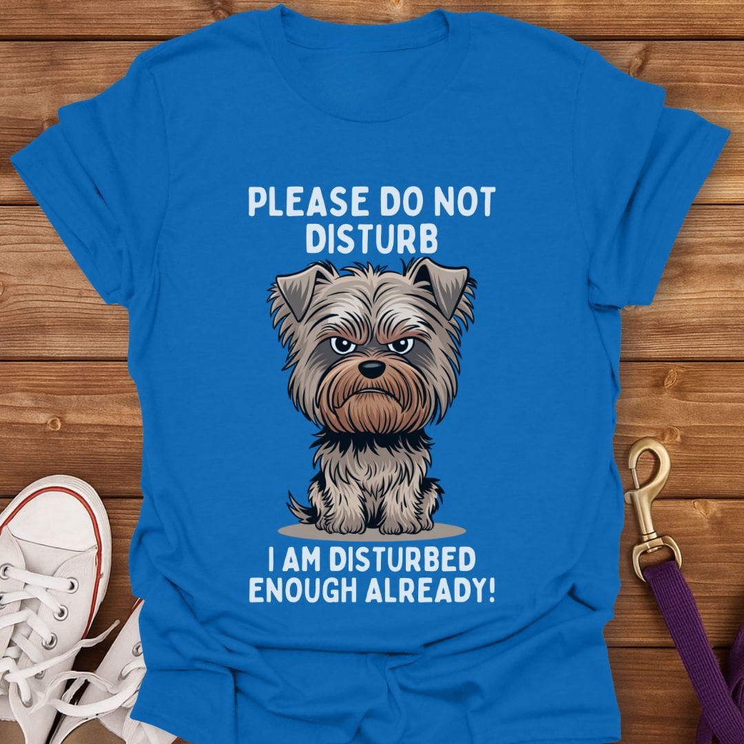 Disturbed Dog Do Not Disturb T-Shirt Royal / S
