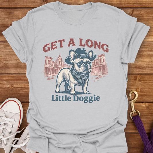 Get Along Little Doggie T-Shirt Ice Grey / S