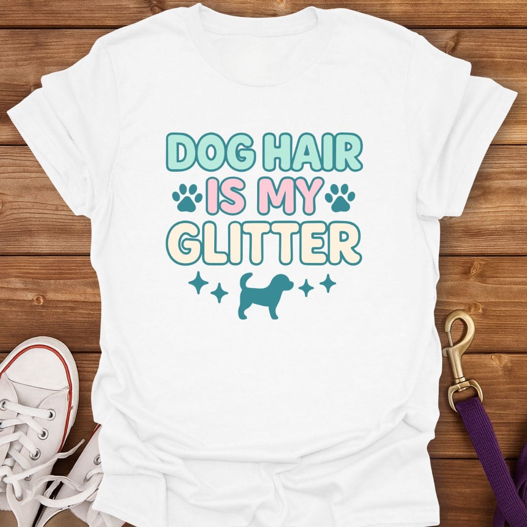 Glittered in Dog Hair T-Shirt White / S