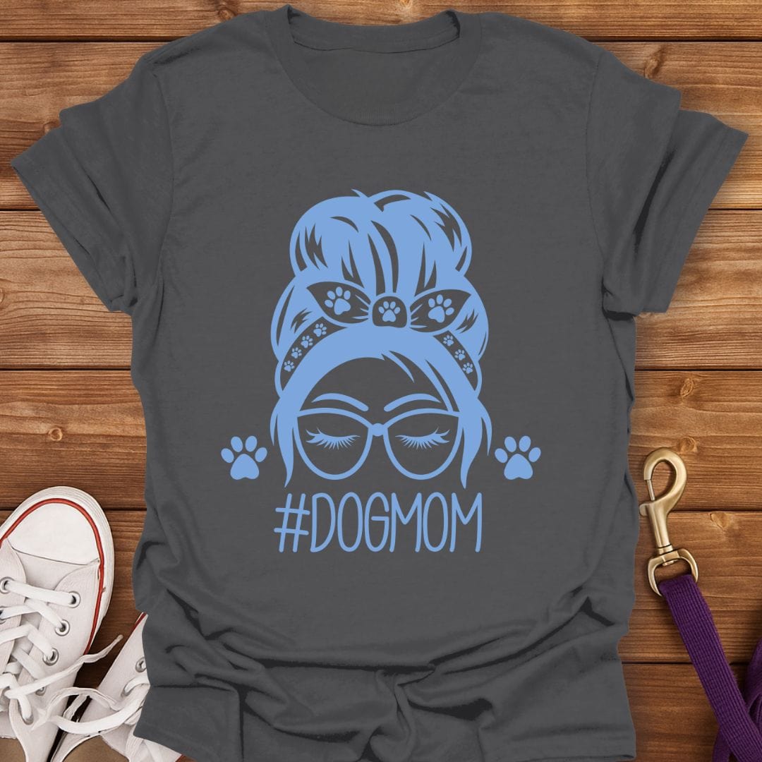 Hashtag Dog Mom T-Shirt Charcoal / S