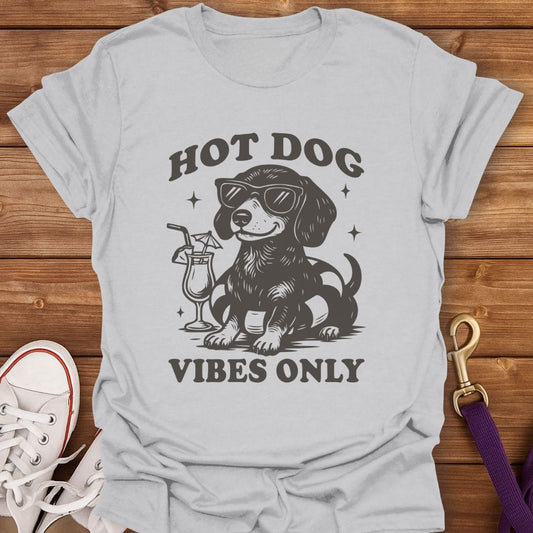 Hot Dog Summer Vibes T-Shirt Ice Grey / S