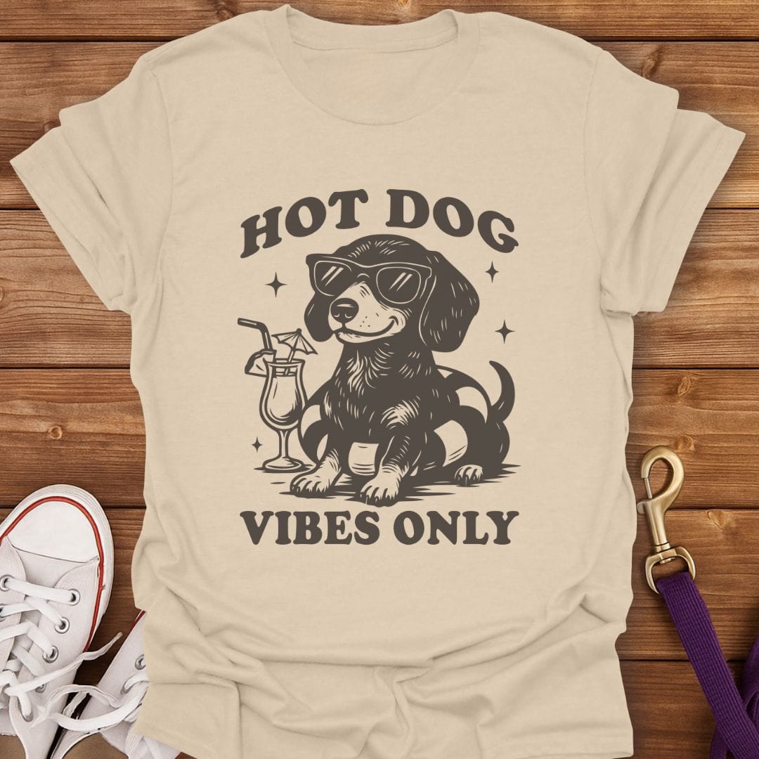 Hot Dog Summer Vibes T-Shirt Sand / S