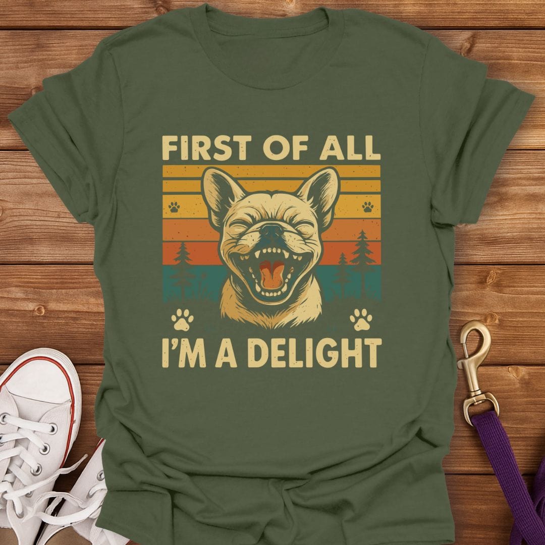 I’m a Delight Dog T-Shirt Military Green / S
