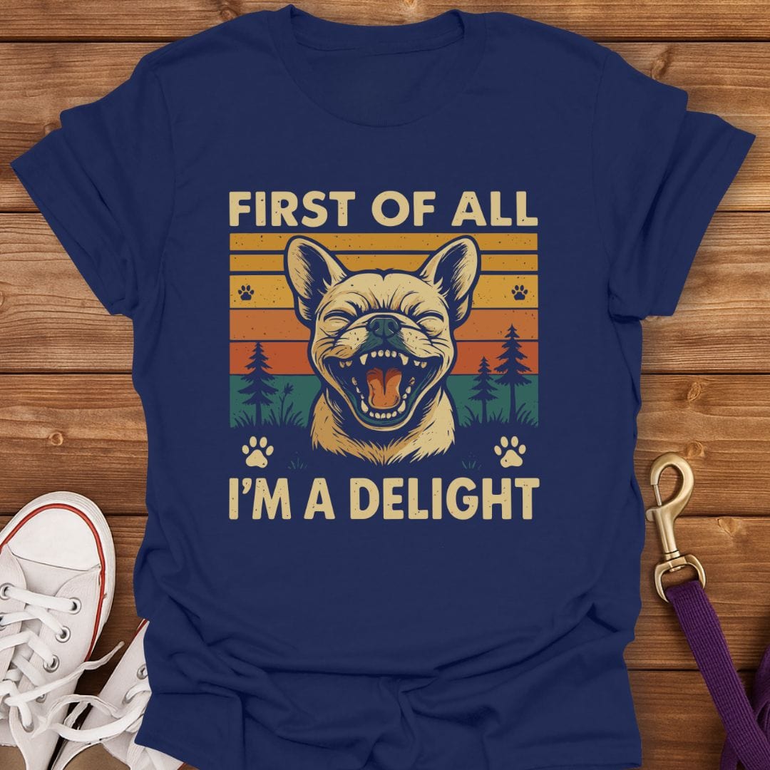 I’m a Delight Dog T-Shirt Navy / S