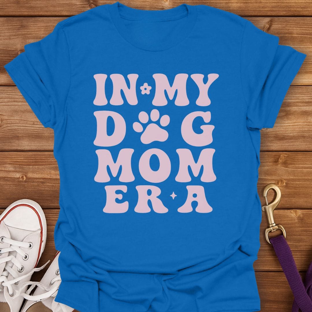 In My Dog Mom Era T-Shirt Royal / S