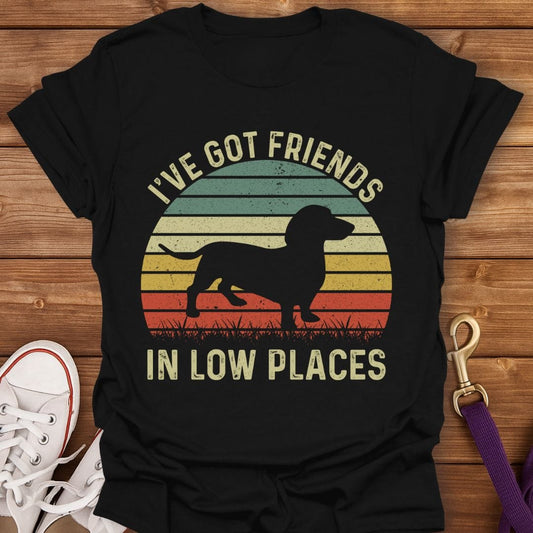 Low Places, Long Buddies T-Shirt Black / S