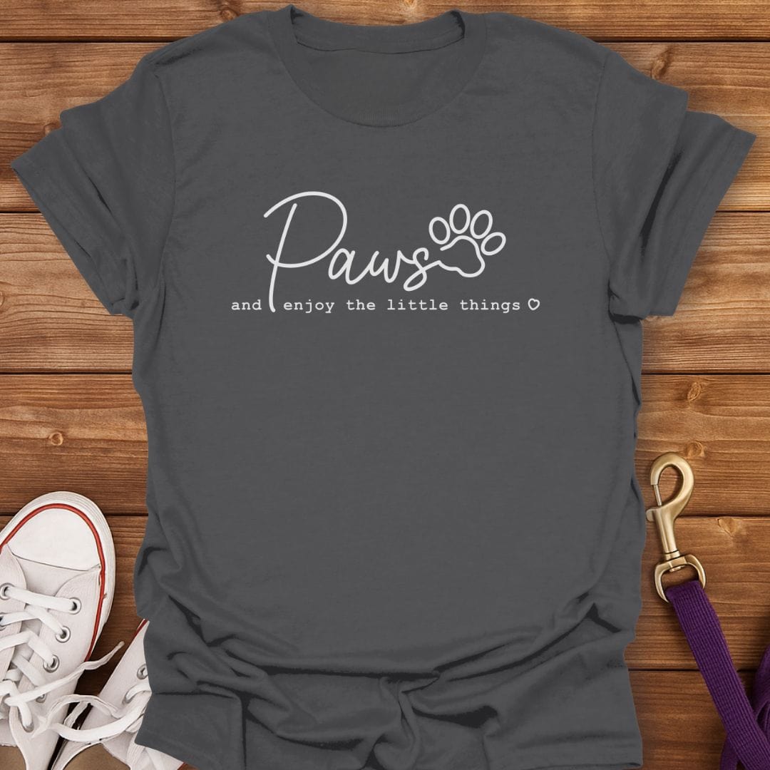 Paws and Reflect T-Shirt Charcoal / S